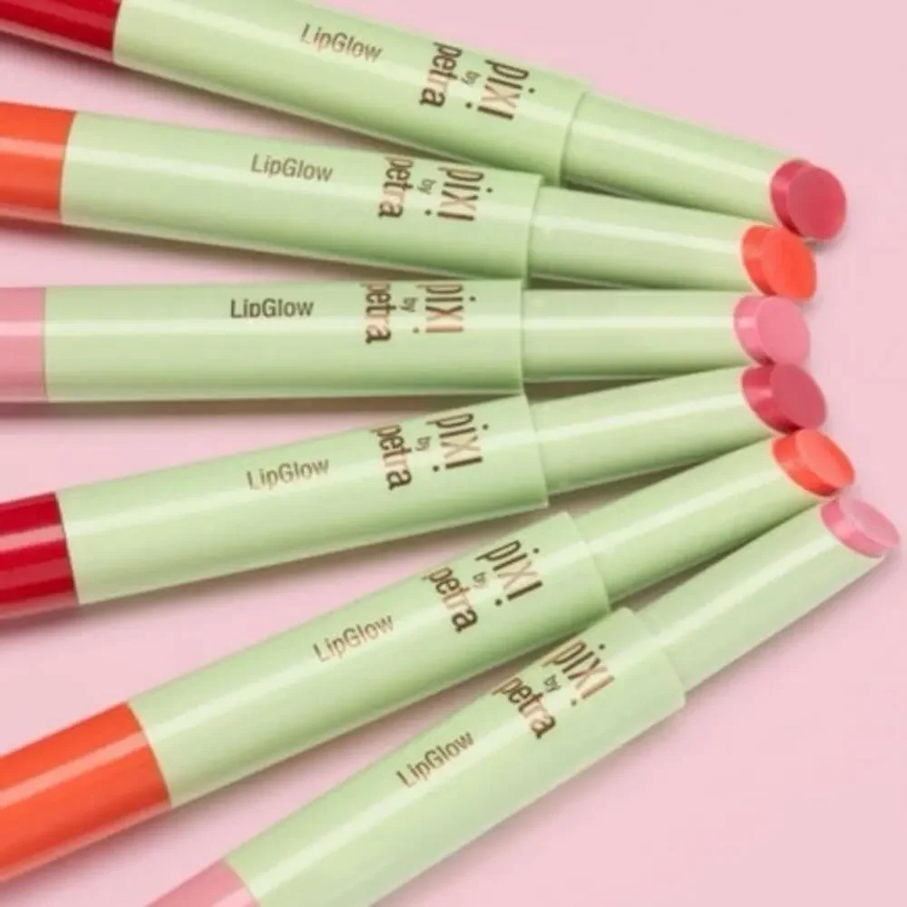 NEW Pixi LipGlow Tinted Lip Balm Ruby‎ Dark Pink Shea Mango Glossy Hydrating